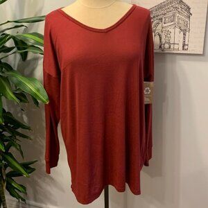 My Style Recycled Material V Neck Lightweight Sweater